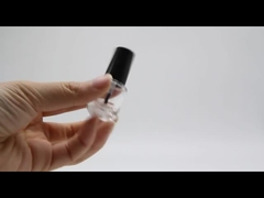 Bouteille de vernis à ongles en gel UV personnalisé de 5 ml avec imprimante de logo avec bouchon et pinceau