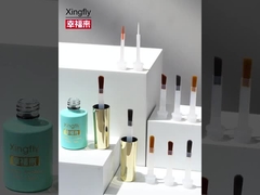 Pinceau à ongles fin personnalisé Dupont à double face fibre de nylon