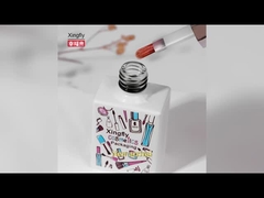 Couche 10 ml bouteille de vernis à ongles en verre durable Bouteille de vernis à ongles