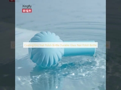 Couche 10 ml bouteille de vernis à ongles en verre durable Bouteille de vernis à ongles