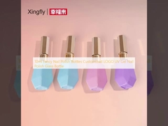 Bouteilles de vernis à ongles 10 ml personnalisées LOGO UV Gel Vernis à ongles bouteille en verre
