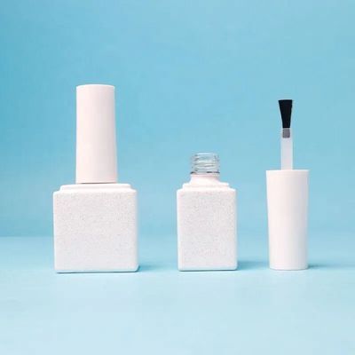 Bon prix Gels de verre cosmétique Polonais bouteille blanche Impression à écran en ligne