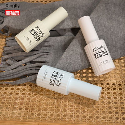 Bon prix Bouteille de vernis à ongles de 12 ml Gel UV Bouteille de verre vernis à ongles pour pinceau large Design unique en ligne