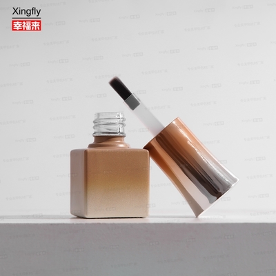 Bon prix 7ml UV Gel Nail Polish Glass Bottles With Cap Brush Empty Bottle Factory Direct en ligne