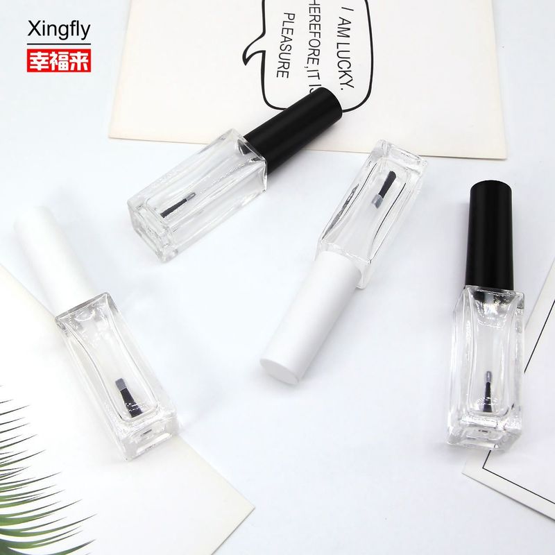 Bouteille de gel de couleur personnalisée vernis à ongles 8 ml Bouteilles de vernis à ongles vides SGS