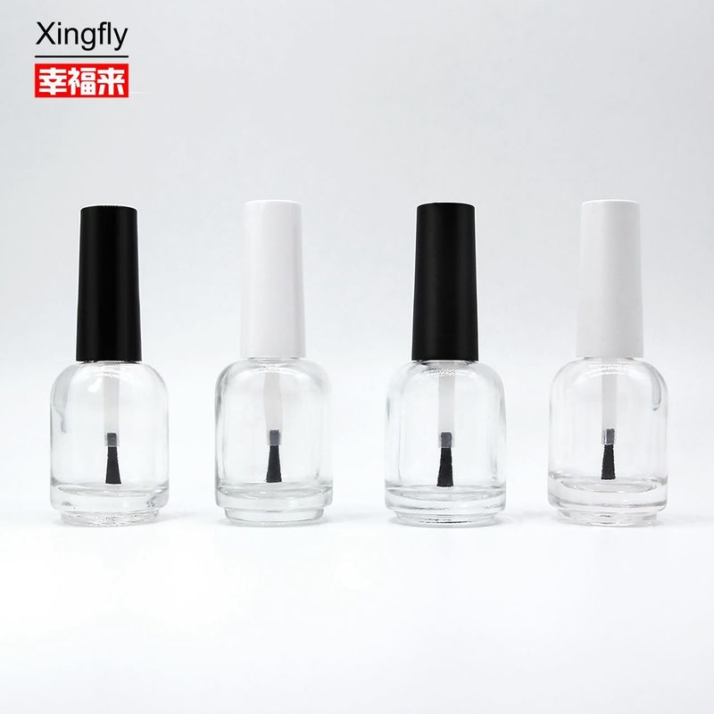 15 ml bouteille ronde de vernis à ongles UV Gel Bouteille de vernis à ongles avec bouchon et pinceau