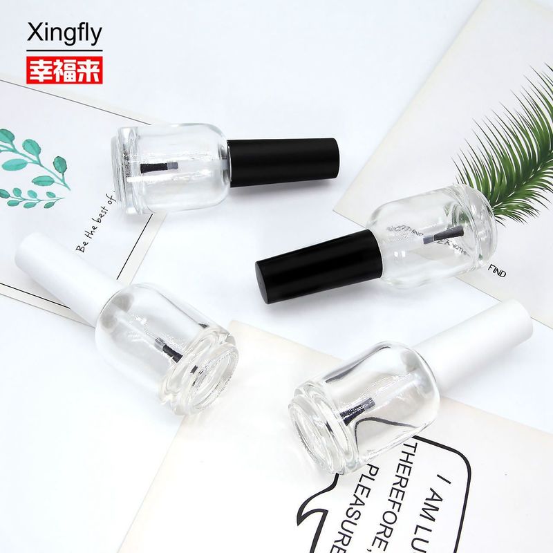 15 ml bouteille ronde de vernis à ongles UV Gel Bouteille de vernis à ongles avec bouchon et pinceau