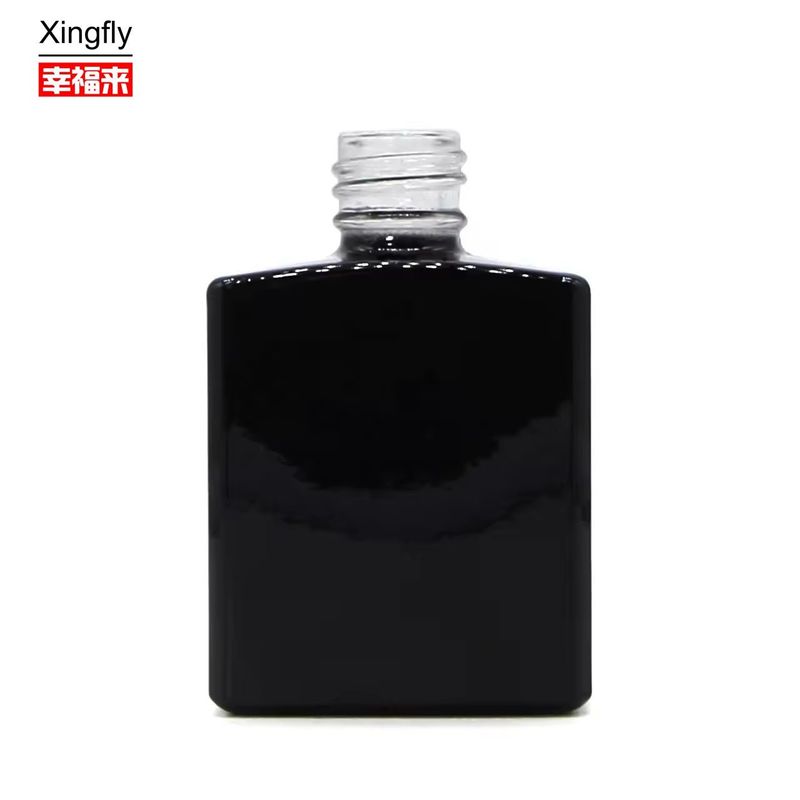 Bouteille de vernis à ongles carré Unique 13ml Bouteilles de vernis à ongles UV gel vides avec bouchon et pinceau