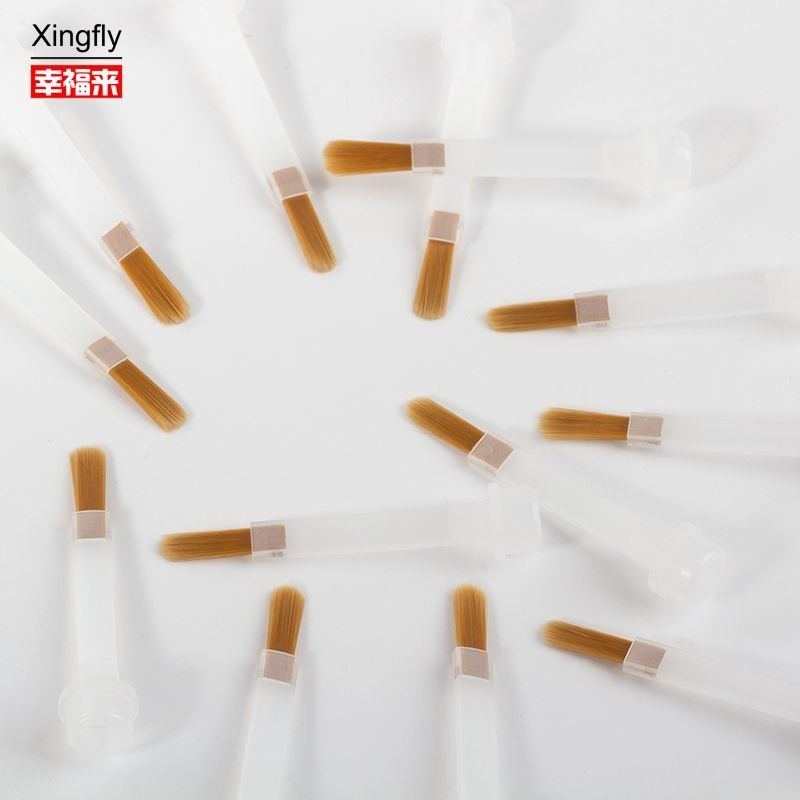 Brosses à ongles de remplacement Brosses à ongles d'art pour gel Brosses à ongles de base de vernis à ongles de haut manteau d'huile de colle à ongles