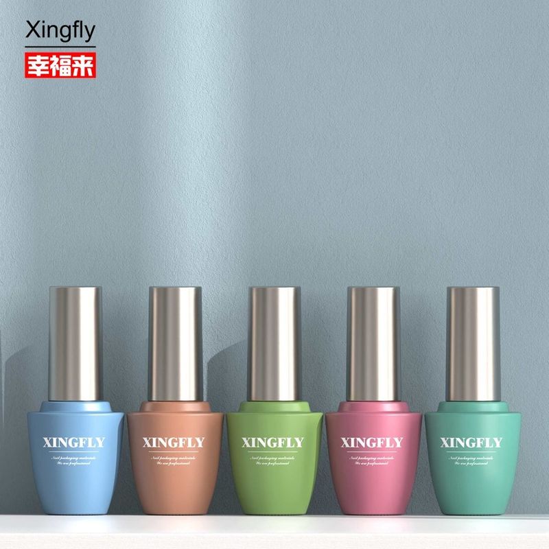 15 ml bouteilles de vernis à ongles en verre vide Gel emballage cosmétique Gel vernis à ongles bouteille en verre