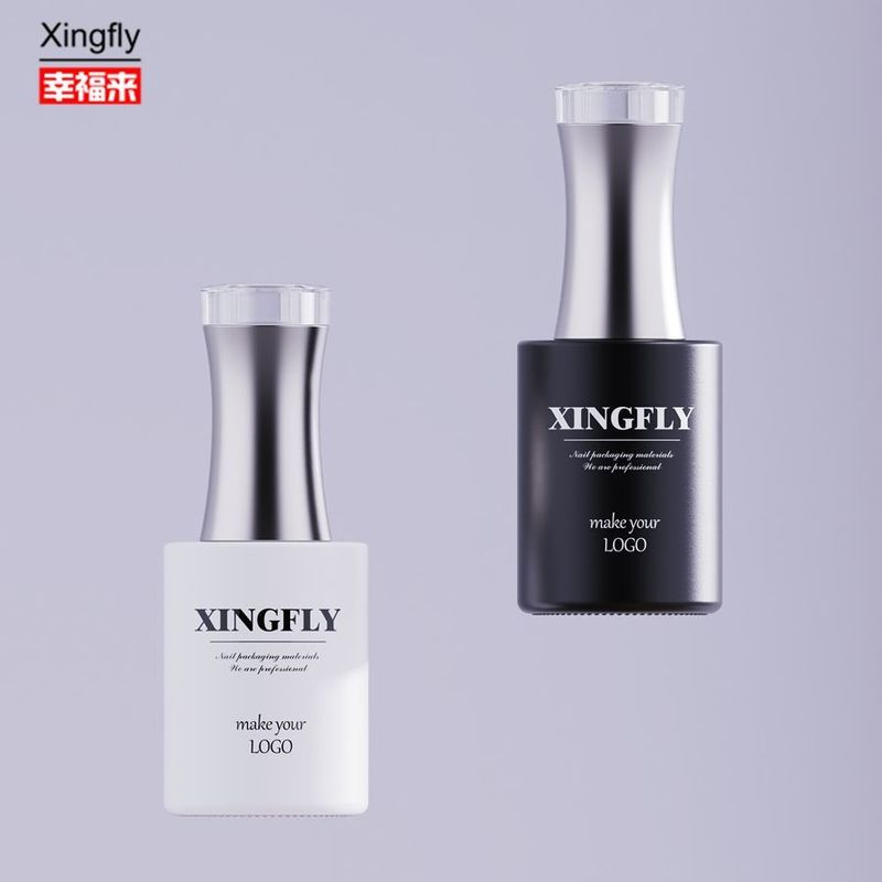 15 ml de vernis à ongles bouteille ronde Vernis à ongles gel UV vide emballage cosmétique vernis à ongles bouteille