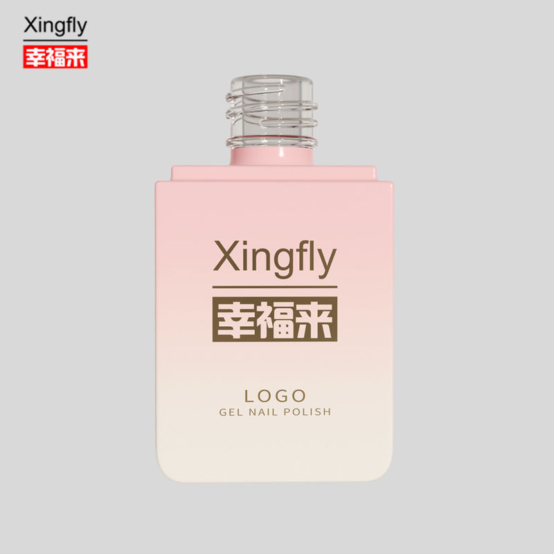 Bouteille de vernis à ongles carré 13 ml Gel UV Bouteille de vernis à ongles carré vide avec bouchon de pinceau