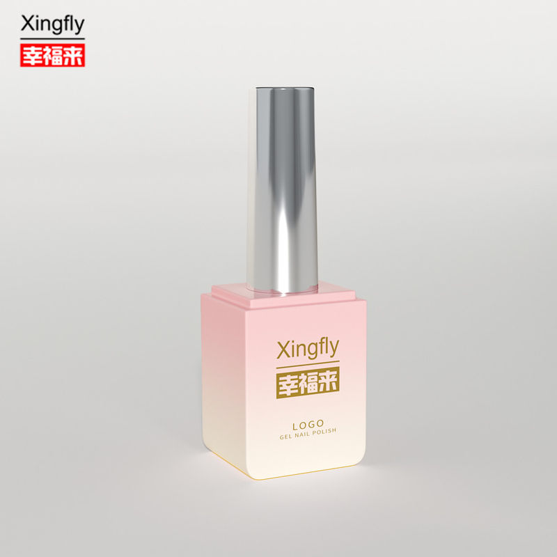 Bouteille de vernis à ongles carré 13 ml Gel UV Bouteille de vernis à ongles carré vide avec bouchon de pinceau