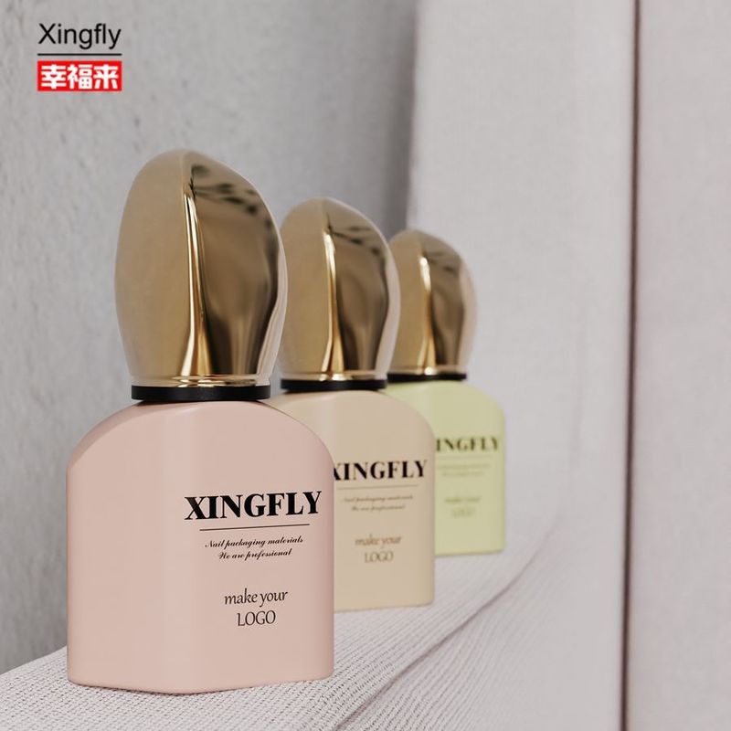 Bouteille de vernis à ongles de 12 ml Gel vide Bouteille en verre avec bouchon et pinceau Pour vernis à gel UV