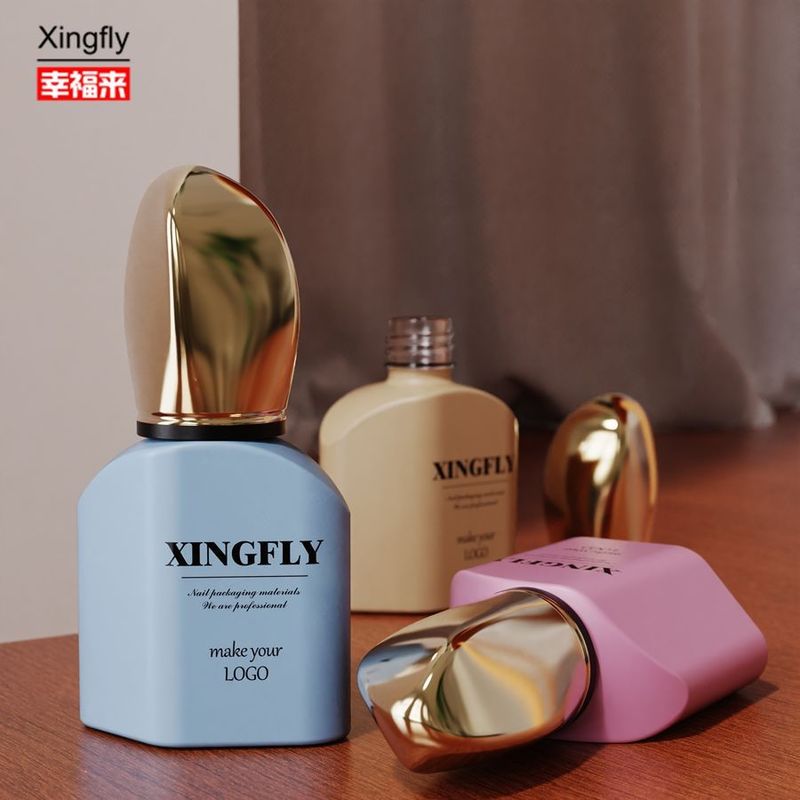 Bouteille de vernis à ongles de 12 ml Gel vide Bouteille en verre avec bouchon et pinceau Pour vernis à gel UV