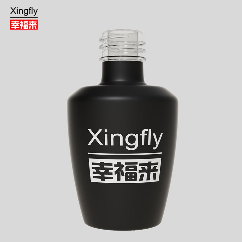 Bouteille ronde de vernis à ongles Bouteille de vernis à ongles en verre à gel UV de 16 ml pour vernis à ongles avec bouchon et pinceau