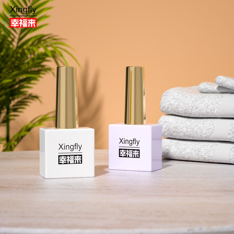 Bouteille de vernis à ongles de 15 ml Clear Empty Unique Vernis à ongles Bouteille en verre Pour vernis à ongles