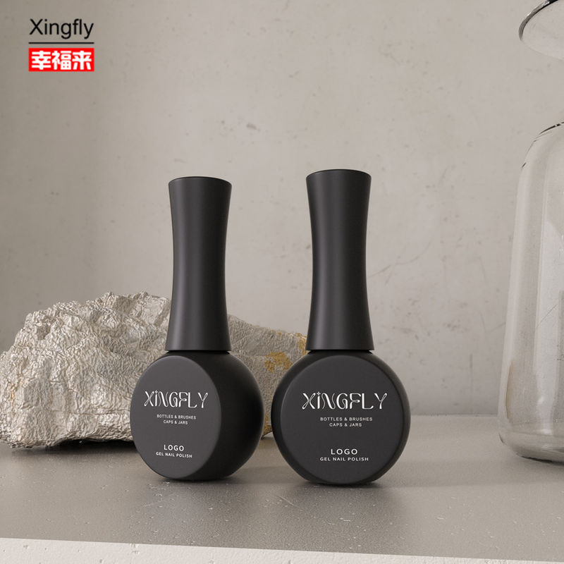 Bouteille de vernis à ongles de 10 ml imprimé sur mesure Bouteilles de vernis à ongles à gel vide Bouteille en verre