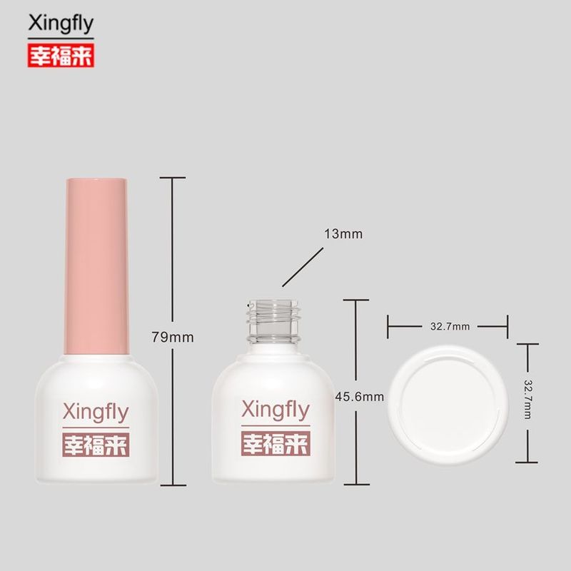 Bouteille de vernis à ongles de 10 ml Gel vintage vide Bouteilles en verre vernis à ongles