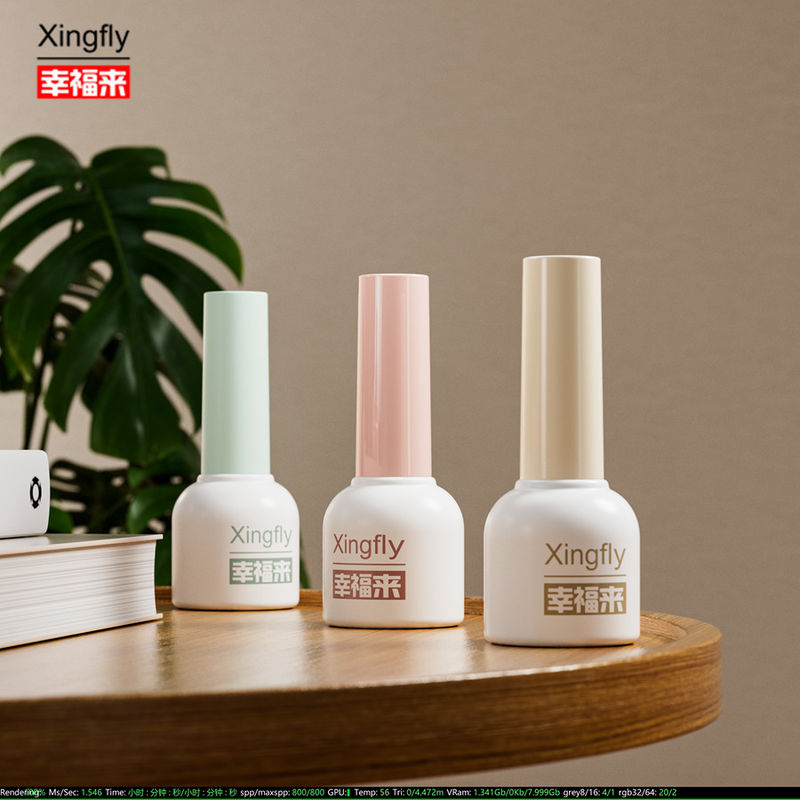 Bouteille de vernis à ongles de 10 ml Gel vintage vide Bouteilles en verre vernis à ongles