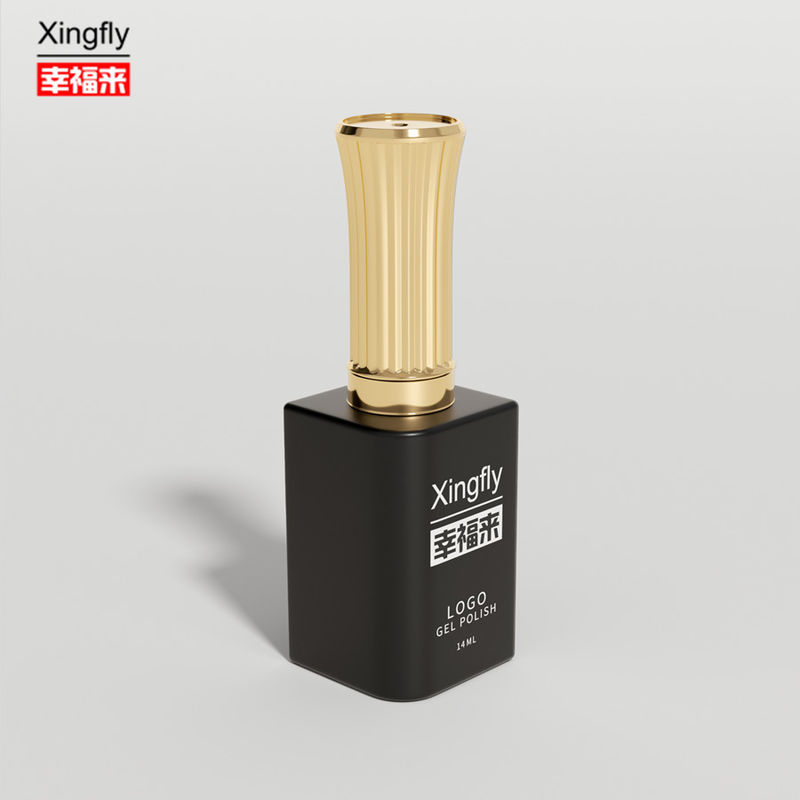 Gel de vernis à ongles Bouteille carrée 13 ml Primers Base Coat Adhésif Déshydratant Bouteille de vernis à ongles