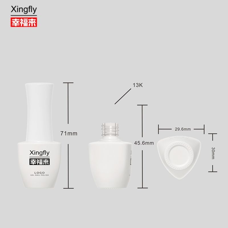 Bouteilles de vernis à ongles de 8 ml en verre vide UV Bouteilles de gel à ongles avec bouchon de pinceau