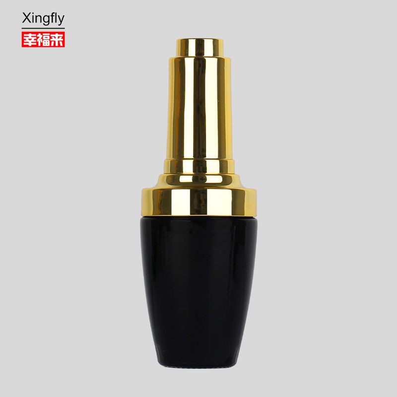 Bouteilles de vernis à ongles de 14 ml Bouteille de vernis à ongles en verre à gel UV rond avec bouchon et pinceau