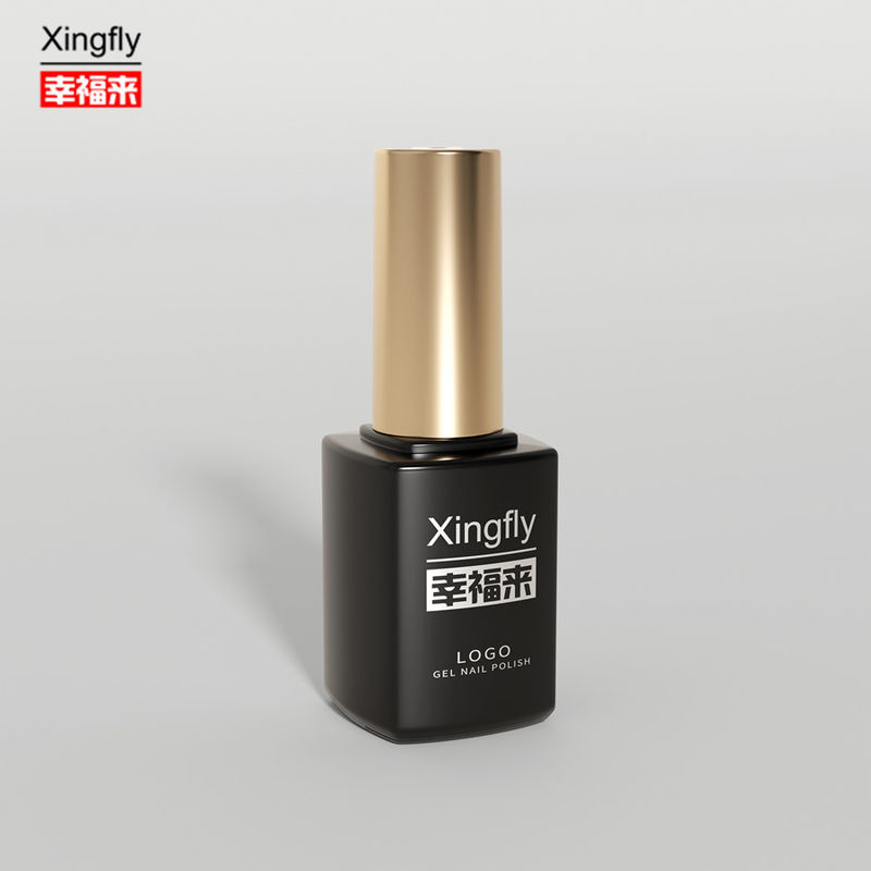 16 ml bouteille de vernis à ongles en gel carré Vernis à ongles en gel UV Bouteille en verre avec bouchon de pinceau