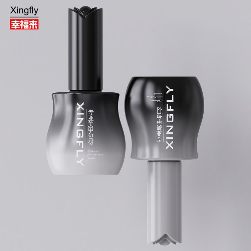 Bouteille de vernis à ongles 12 ml Gel vide Bouteille de vernis à ongles 12 ml Avec bouchon et pinceau