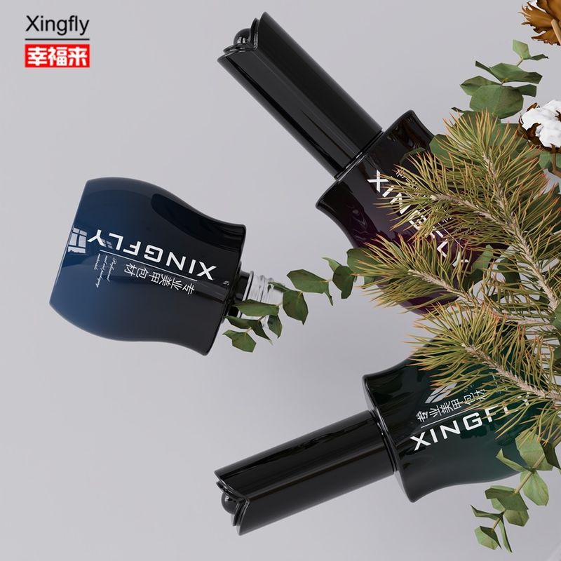 Bouteille de vernis à ongles 12 ml Gel vide Bouteille de vernis à ongles 12 ml Avec bouchon et pinceau