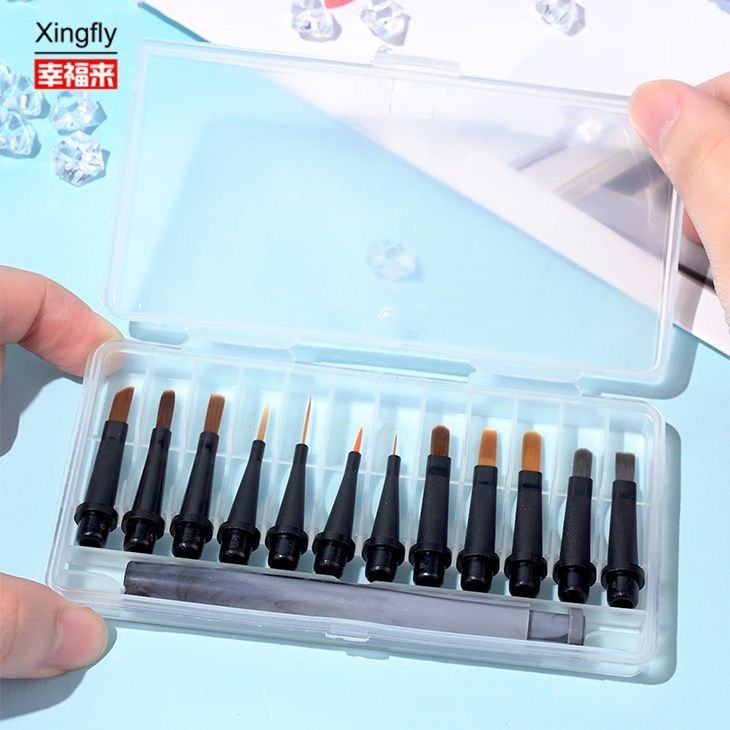 Peinture d'ongles pinceau tête gel vernis à ongles peinture d'ongles art pinceau stylo avec pinceau remplaçable