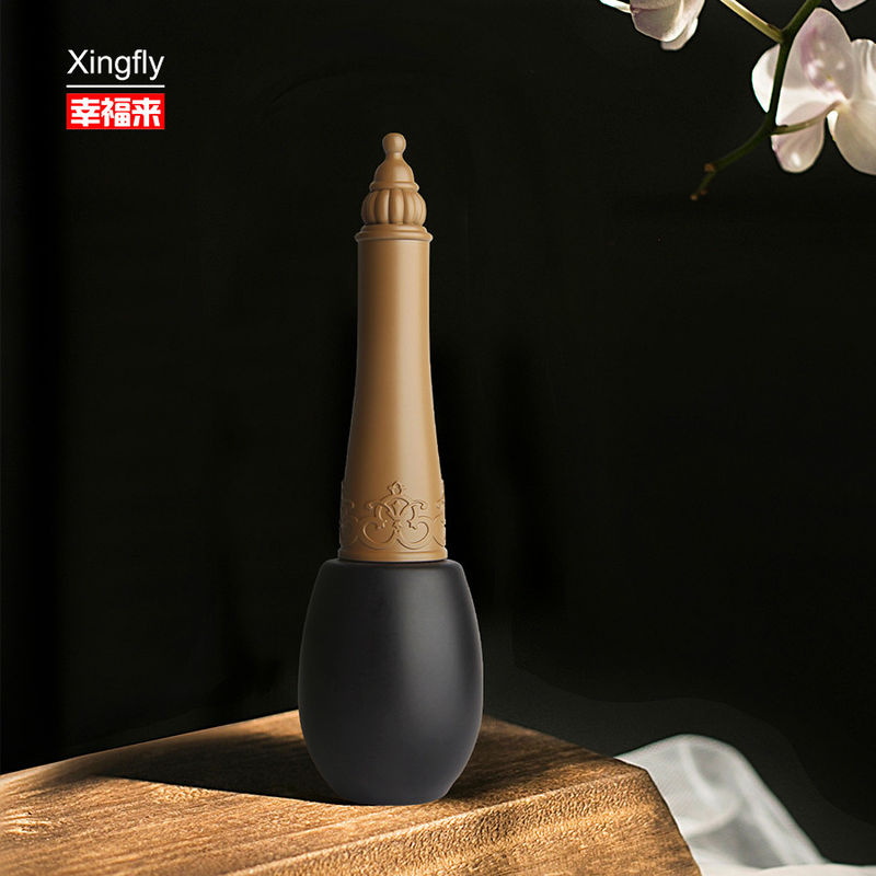 Bouteilles de vernis à ongles de 15 ml en bouteilles faites sur commande, vernis à ongles à gel rond vide