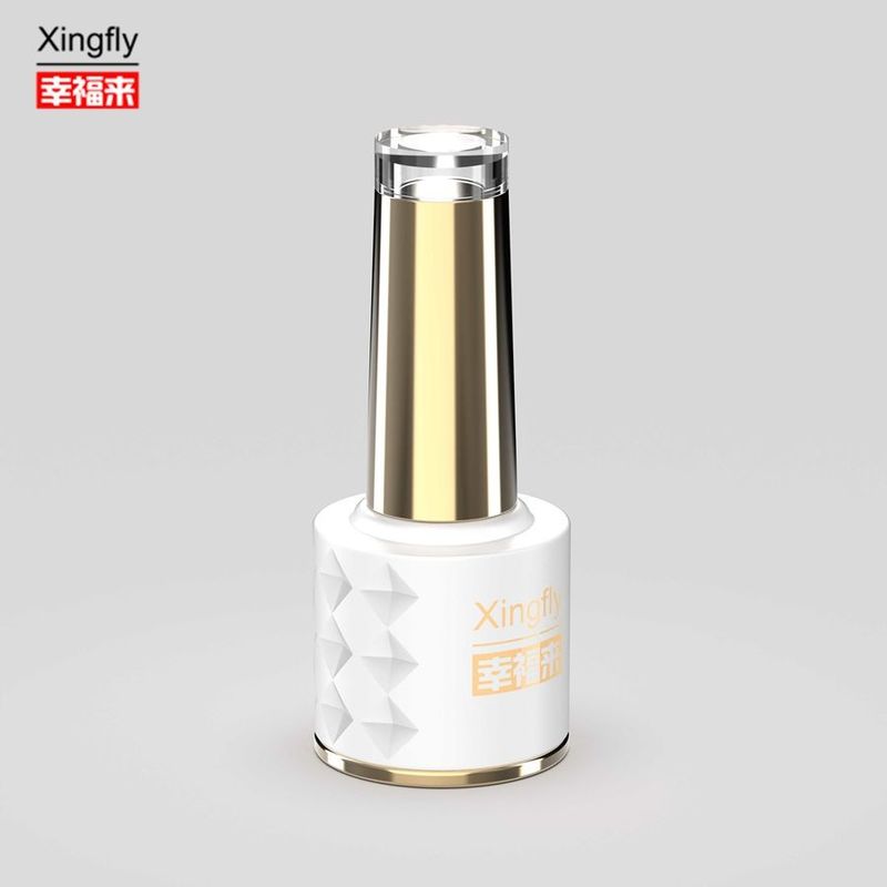Nouveau design 8 ml bouteilles de vernis à ongles personnalisé LOGO Bouteille de verre gel vide pour vernis à ongles