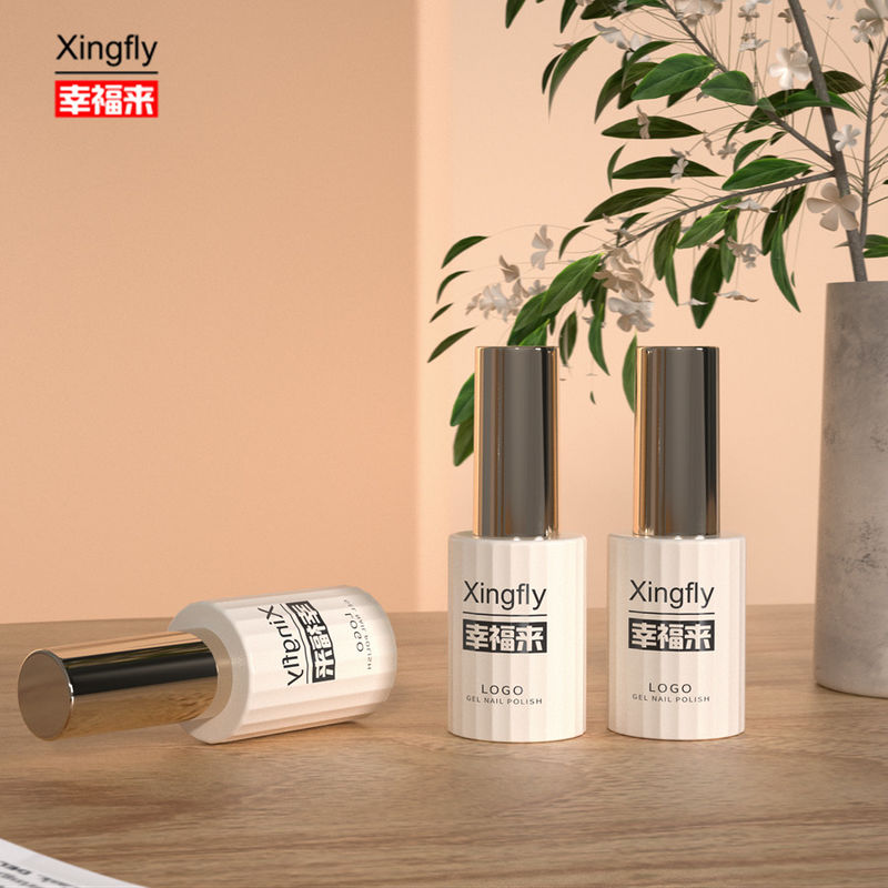 Bouteille de vernis à ongles de 12 ml UV Vidre vide Gel Bouteilles de vernis à ongles avec pinceau