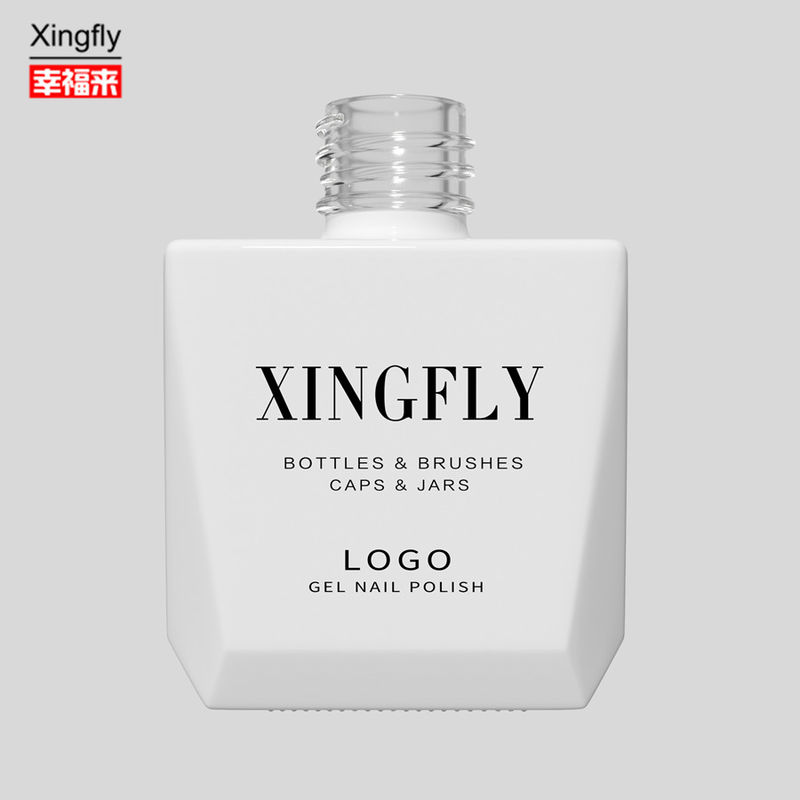 Bouteille de vernis à ongles de 12 ml Logo personnalisé Bouteilles vides de vernis à ongles avec bouchon de pinceau
