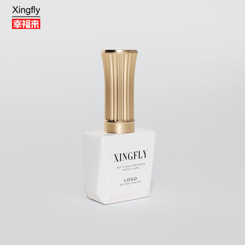 Bouteille de vernis à ongles de 12 ml Logo personnalisé Bouteilles vides de vernis à ongles avec bouchon de pinceau