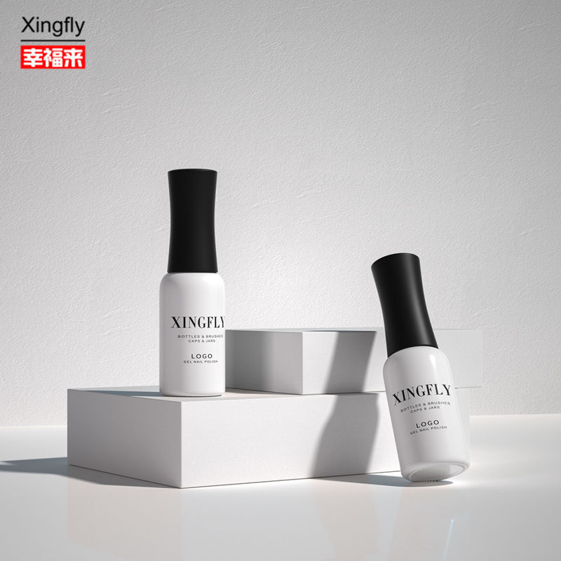 Bouteille ronde de vernis à ongles vide 9 ml Bouteilles uniques de vernis à ongles vide sur mesure
