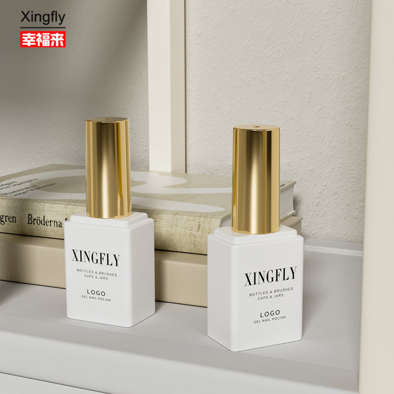 Bouteille de gel pour ongles de 17 ml Cosmétique personnalisé d'une grande capacité L'huile de vernis à ongles Bouteille de verre vide