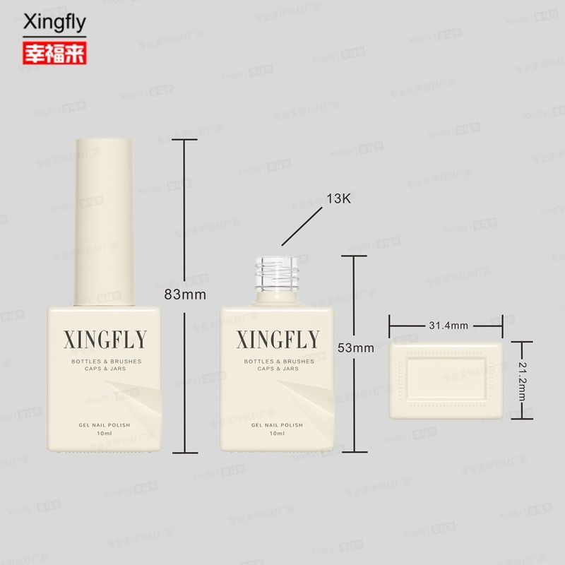 12ml Carré tout neuf Accessoires optionnels Gel pour yeux de chat UV vernis à ongles Bouteille vide