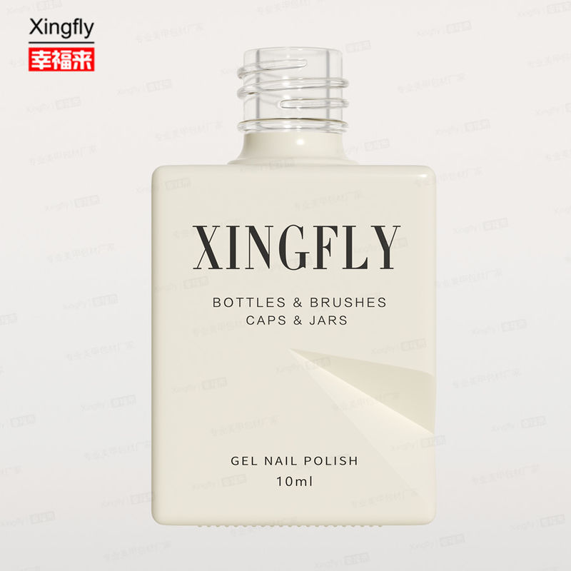 12 ml de vernis à ongles à gel carré, vernis à ongles UV, bouteille en verre avec bouchon de pinceau