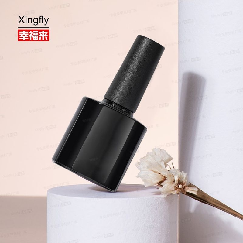 8 ml de vernis à ongles à gel bouteille de verre vide avec pinceau de bouchon usine en gros pour vernis à ongles à gel UV