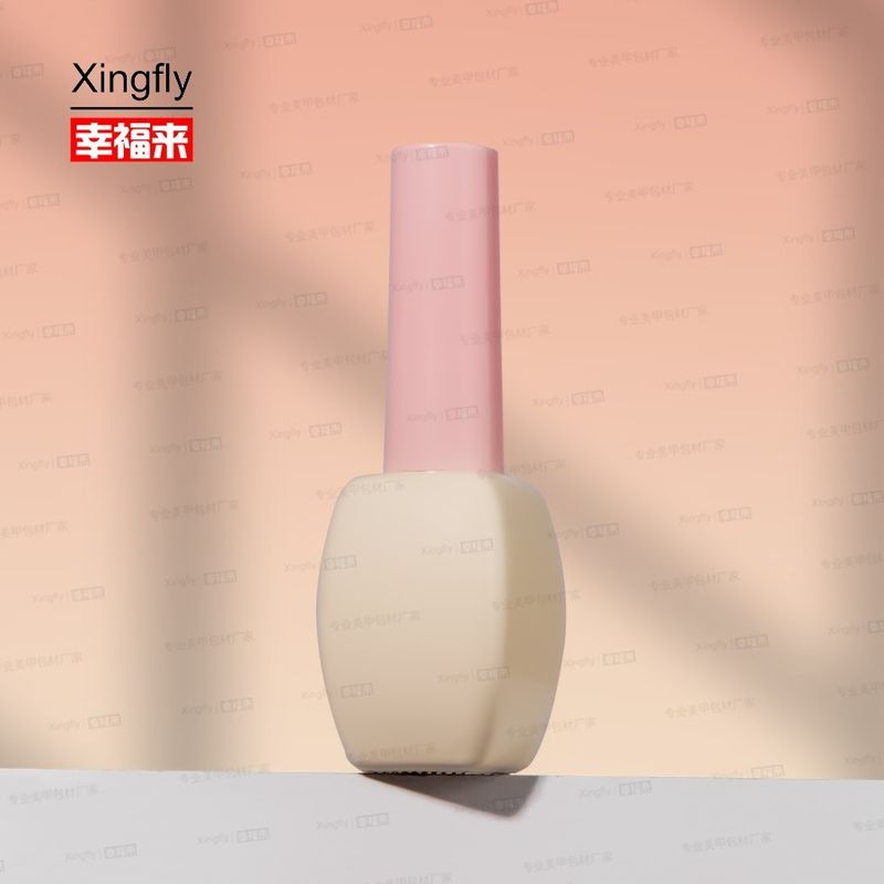 12 ml emballage cosmétique gel ongles vernis à huile bouteille en verre avec bouchon brosse pour gel