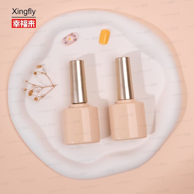 Logo personnalisé 10 ml de gel d'ongle Polish Flasque d'huile de verre vide Pour le vernis à ongles