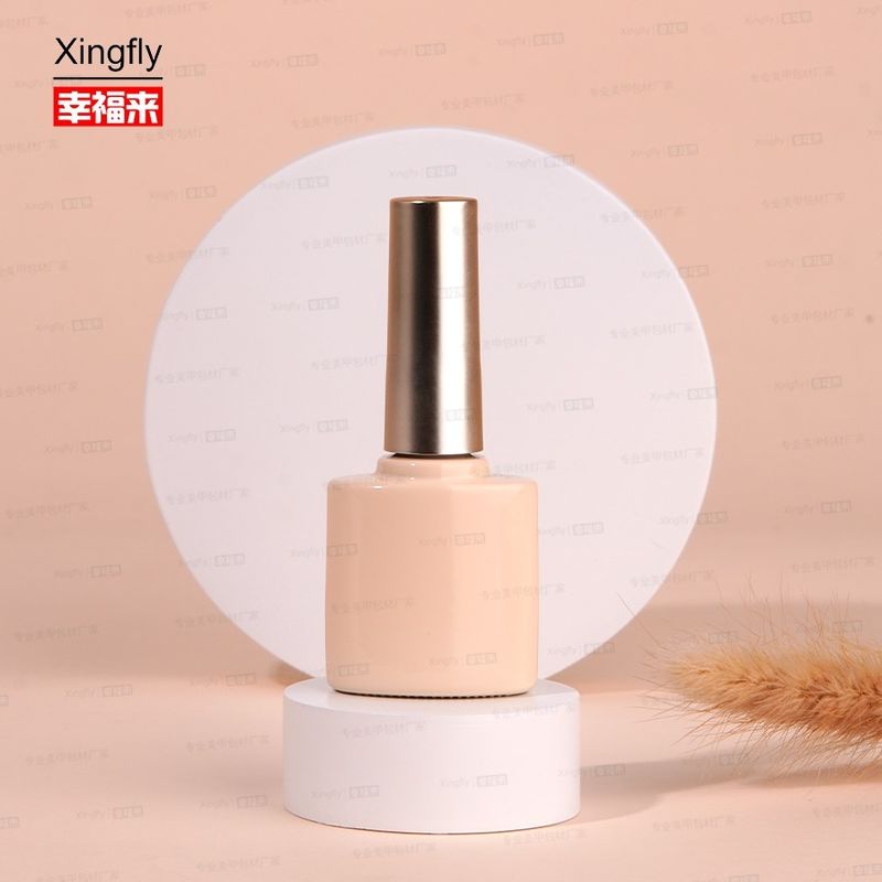 Logo personnalisé 10 ml de gel d'ongle Polish Flasque d'huile de verre vide Pour le vernis à ongles