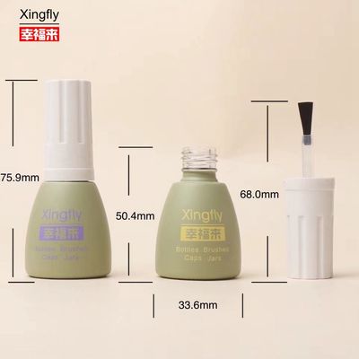 OEM 12 ml bouteille de vernis à ongles Dupont Brush Bouteille ronde de vernis à ongles