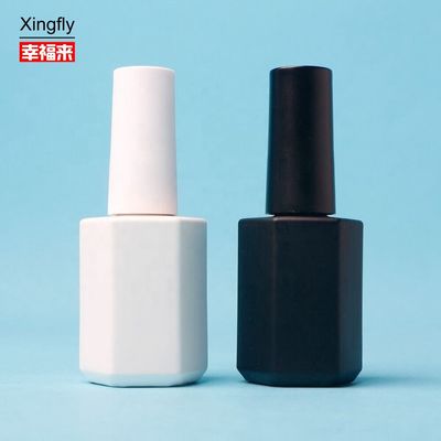 Bouteille de vernis à ongles transparent en verre Gel vide Bouteilles de vernis à ongles REACH
