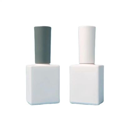 Polisseur d' ongles personnalisé 12 ml Bouteille de verre Corps pratique Bouteille blanche Polisseur d' ongles