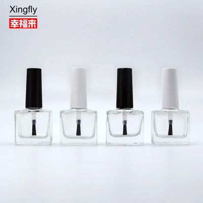 Container de vernis à ongles vierge en verre ambre
