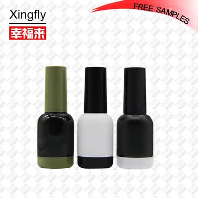 Bouteille de vernis à ongles rechargeable en verre vide pour les professionnels