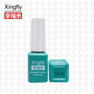 Bon prix Bouteille de vernis à ongles compacte de 6 ml avec collier en verre et bouchon à vis en ligne